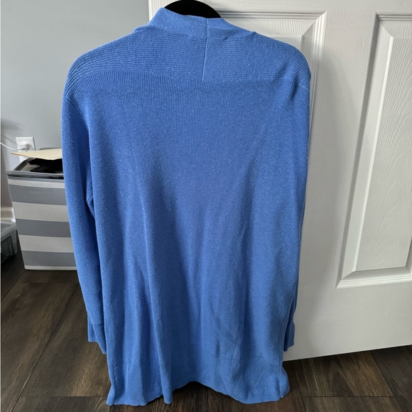 Loft Blue Cardigan size L - Picture 2 of 3